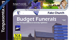 Desktop Screenshot of budgetfunerals.org